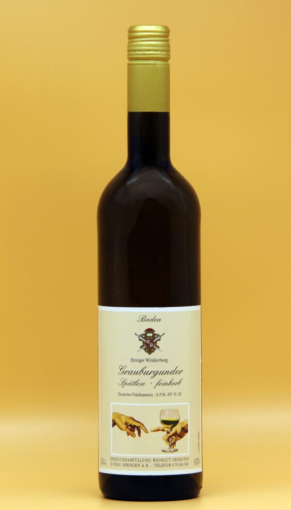 Ihringer Winklerberg Grauburgunder Spätlese feinherb 2022